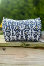 Blue Ikat - Pouches Set Of 3