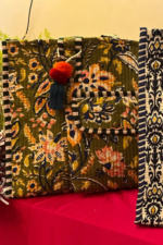 Blue Ikat -Tote Bag - Image 3