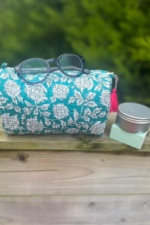 Light Green Floral -Pouches Set Of 3