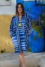 Ruby- Polka Tunic blue