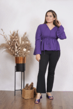 Hannah - Peplum Top - Image 2