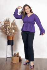 Hannah - Peplum Top - Image 4