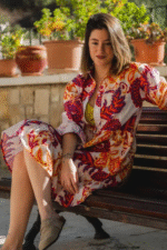 Diva- Tiered Cotton Dress - Image 2