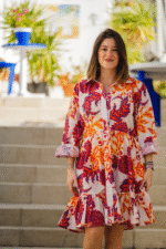 Diva- Tiered Cotton Dress