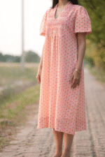 Sun Flower Pintuck Dress - Image 5