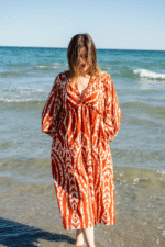 Wave- Cotton Ruffle Dress - Image 2