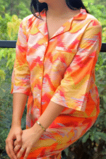 Ikat 2-Pcs Shirt And Pyjama Set - Image 4