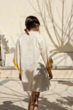 Petal Print Raglan Sleeve Tunic For Women - Image 6