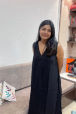 Niva- Cotton Dress - Black